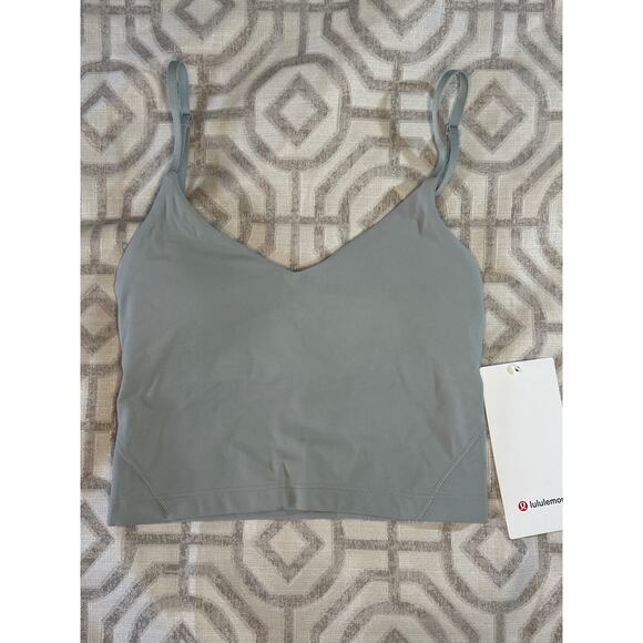 lululemon Align™ Cropped Cami Tank Top Light size 2 A/B Cup Yoga Pilates Lounge - Picture 3 of 6